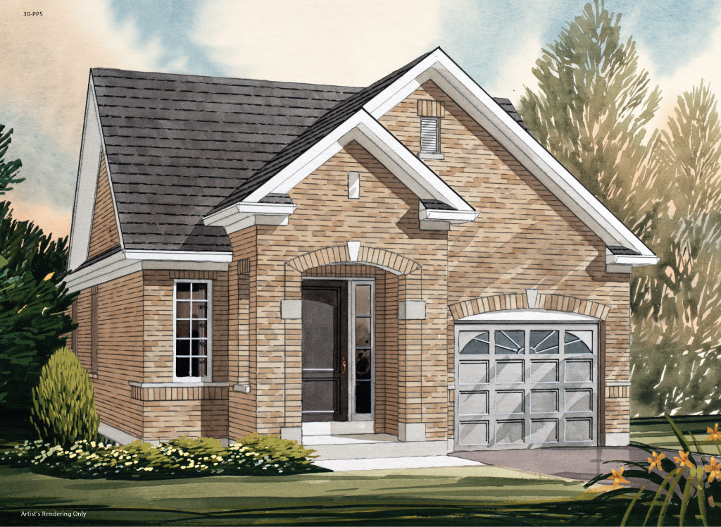 Amesbury A Model Home 1085 Square Foot - Picture Homes New Home Developers