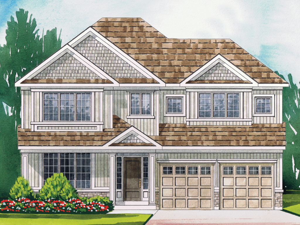 Canterbury B Model Home 2964 Square Foot - Picture Homes New Home Developers