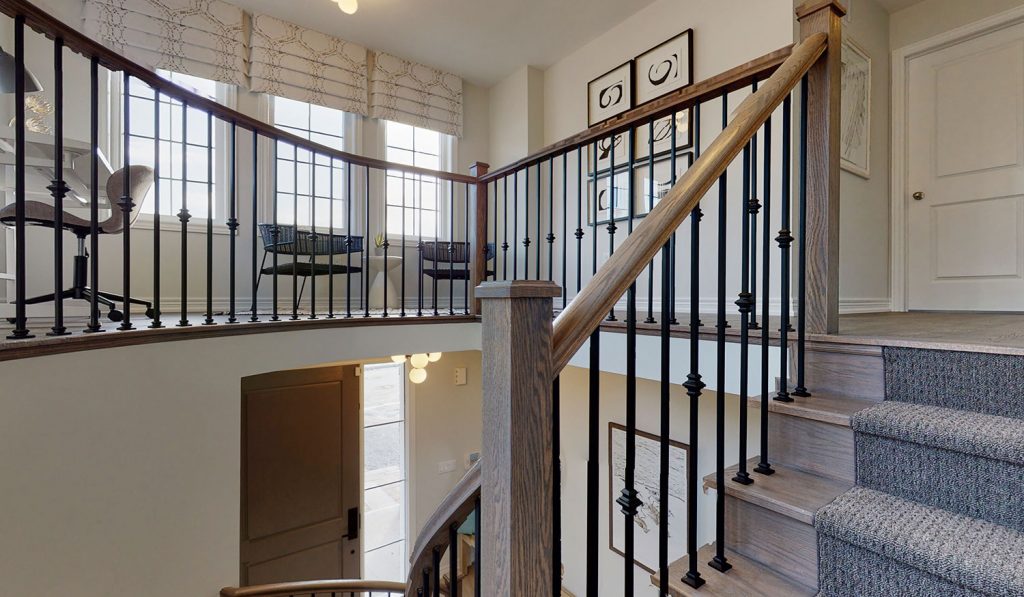 Picture Homes The Hampton Model Home - Top of Staircase Leading to Second Floor